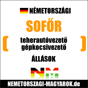 Sofőr, teherautóvezető állások Németországban. Németországi sofőr munka.